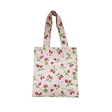 HAPINARY 1 Stück Handtasche Tote Schulter Große Speicher Mädchen Tasche Druck Taschen Einkaufen Für Strand Kapazität Mode Lässig Reise Leinwand Erdbeere Einfache Dame Hohe Tasche
