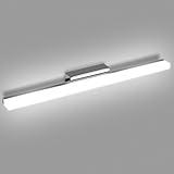 Kingwen LED Spiegelleuchte 60cm 1200LM Badleuchte für Spiegellampe Badezimmer Lampe Schminklicht Wandleuchte Kaltweiß 12W 6000K Badlampe 220V IP44 Wasserdicht