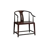 Bürostuhl aus Massivholz, Schreibtischstuhl für Wohnzimmer, Arbeitszimmer, Esszimmer, ergonomischer Computerstuhl mit Armlehnen, ideal für Büro, Gaming und Schminktisch