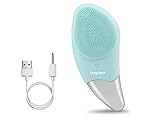 Beper P302VIS002 Gesichtsreinigungsbürste, 5 W, Silikon, wasserdicht, Schall-Technologie, wiederaufladbar über USB-Kabel, Akku für bis zu 90 Minuten Laufzeit, ideal für alle Hauttypen