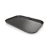 Ninja Woodfire XL flache Grillplatte, kompatibel mit Ninja Woodfire XL BBQ Grill OG850/OG901, offizielles Zubehör, antihaftbeschichtet, Schwarz XSKOGXLFPLTEU