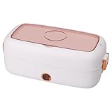 Generico Thermisch beheizte Lunchboxen - Beheizter Lebensmittelbehälter mit großer Kapazität, Lunchbox mit einstellbarer Temperatur, schnelle Erwärmung