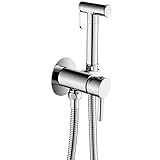 Hand-Bidet-Sprühgerät für die Toilette, Hochdruck-Stoffwindel-Sprüh-Set, Einhand-Bidet-Wasserhähne für heißes und kaltes Wasser, Messing, Wandmontage, Hand-Toiletten-Sprüh-Set