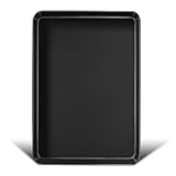 Homikit Backblech, Groß Kuchenblech Ofenblech, 40,5 30,5 x2,5 cm, Antihaft Karbonstahl, Rechteckig Backform für Kochen Backen Servieren, Gesund & Rostschutz, Leicht zu Reinigen,