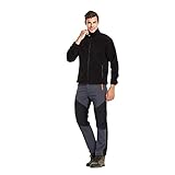 Winddichte Herren-Schneehose, Outdoor-Skihose, wasserdichte Skihose, leicht, bequem, mit Fleece gefüttert, Schneehose, verdickte Softshell-Hose, trendige, farbblockierte Hose, Winter, grau, XL