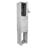 Baustromverteiler ohne Schutz IP44 – Stromkasten Leergehäuse für Fundament | Außenbereich Stromverteiler Leer | Doktorvolt DV-6012