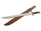 KOSxBO® CCCP 47 XXL Bajonett Messer Länge 51 cm mit Holster für Jäger - Angler - Camper - Prepper - AK Russland Schwert Fans -