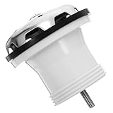 Hohopeti Urinalablaufadapter mit Dichtung Edelstahl Kunststoff Urinalablaufeinheit Verstopfungsresistentes Abflussstück für Gewerbliche Toiletten