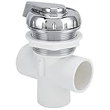 Yechiry Badewannen-Konverter, Spa-Wasserumsteller, Verstellbarer Beweglicher Konverter, Druckwassersparender Doppelloch-Konverter mit Massagedüse für Schwimmbad-Badewannen