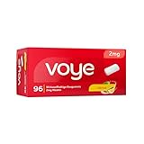 Voye Citrus 2mg | Nikotinkaugummi | Nicotin | Unterstützt die Raucherentwöhnung | Rauchen aufhören | Kaugummis mit frischem Zitrusgeschmack (96 Stück)
