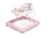CARETERO - Lauflernhilfe für Babys - Babywalker Nel - ab 6 Monaten mit Lerntafel - Spiel und Lauflernwagen - Laufen Lernen und Entwicklung der Feinmotorik - Spielecenter Laufstuhl Laufhilfe - Rosa