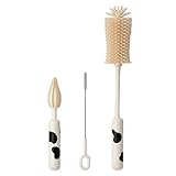 Flaschenreinigungsbürste | Babyflaschen-Reinigungsset | Bürstenreinigungsflasche | 3 nicht kratzende Wasserflaschenreiniger-Set, Mehrzweck-Flaschenreinigungsbürsten