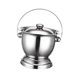 Harilla Nachttopf, Urinal, Nachturinal, Krug mit Deckel, Griff, Bettpfanne, Urinaltopf für den Heimgebrauch, weiblich, männlich, Kinder, ältere Frauen