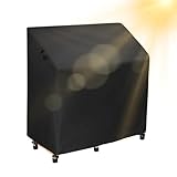 Abdeckung für Blumenbank, lichtbeständig, wetterfest, 122 x 50 x 114 cm, wasserdicht, strapazierfähig, für Außenbereich, Garten, Terrasse, Balkon, Hinterhof