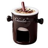 Bsbkoj ondue Tasse aus Keramik, klein, Cheese Melting Fondue-Topf, kompakter Fonduetasse, Fonduetasse, für Picknick, Nachmittagstee, Fonduetasse, Strand, Fonduebecher, individueller Fonduebecher,
