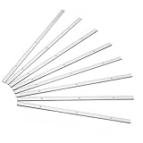 8 Stück 320 x 12 x 1,5 mm Holzbearbeitungs-Hobelmesser, HSS-Wende-Elektrohobelmesser for TP305 TP400LS 22-565 22-560, doppelte Kanten