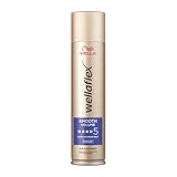 Wellaflex Haarspray Smooth Volume | Volumen-Spray für 48h ultra starken Halt | vegane, kopfhautschonende Formel | volleres Haar ohne klebrige Rückstände | mit UV-Schutz | Haltegrad 5 | 250 ml