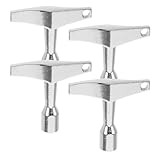 Toyvian 4 Stück Teiliges Präzisions-drumkey für Starke Griffigkeit Universeller Spannschlüssel für Bass Snaredrums Langlebiges Schlagzeug-werkzeug für Akustische und Elektronische Drumkits