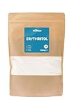 RheinNatur Erythrit 1 kg - Zuckerersatz ohne Kalorien mit 70% der Süßkraft von Zucker - Vegan, glutenfrei & für Diabetiker geeignet - 1000 g Beutel