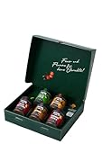 Fuchs Gourmet Selection Hot-Box-Geschenkbox – 5 scharfe Gewürzmischungen verschiedener Länderküchen - Von Amerika über den Orient bis nach Asien - Gewürze für Hobby- und Profiköche