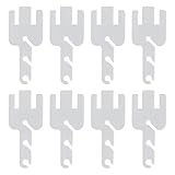 Flaroey 8-Teiliges Garnstrickmaschinenspanner, Transparente Acrylsäure-Spannstangen, Zubehörteile-Set für //Express-Strickwerkzeuge