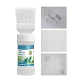 Weiße Ausbesserungsfarbe, 17,2 cm, schnell trocknende Wandfarbe mit Pinsel, Wandreparaturwerkzeug, Fleckenabdeckung, Heimwerker zur Reparatur von Waall-Kratzern und, einfache Anwendung und