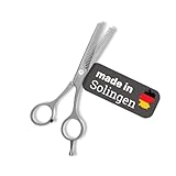 EHASO doppelseitige Effilierschere Rostfrei, 14cm mit 28er Zahnung