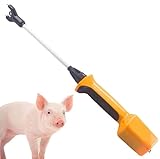 BLUEZY Viehtreiber Elektro, Elektroschocker Viehtreiber Wiederaufladbare Hot Shock Prodder Abnehmbarer Viehantrieb Elektroschocker Viehtreiber für Das Farmmanagement 68cm