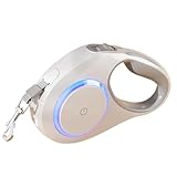 Einziehbare Hundeleine, LED-automatisches Teleskop-Traktionsseil, Camping, Teleskop-Traktionsseil Für Haustiere – Rutschfester Griff, Outdoor-Trainingsgerät Für Sport, Wandern, Spazierengehen