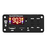 MP3-Dekodierungskarte mit Bildschirm, Auto-Dekodierungsmodul | 12 V AUT MP3-Dekodierungskarte für Auto | Unterstützung Anrufaufnahmefunktion für LCD-Display-Verstärker