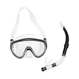GOOHOCHY 1 Set Schnorchelmasken Set Für Erwachsene Komplett Mit Trockenem Schnorchel Anti Beschlag UV Schutz Ideal Für Unterwasserabenteuer Unisex Taucherbrille Mit Schnorchel