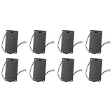 Remingtape 8X 9V Flache Halterung Gitarre Aktiver Tonabnehmer Batterie Fach Deckel Halten Box Batterie Aufbewahrung Koffer für Elektrische Gitarren Bass ZubehöR