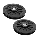 HEMOTON 2 Stück Fitnessgeräte Flaschenzug Rad Kabel Fitnessstudio Aufsätze Flaschenzug Aufsätze Für Fitnessgeräte Maschinenzubehör Mit