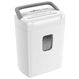 Bonsaii Aktenvernichter, 12-Blatt Kreuzschnitt, P4, Shredder Kreditkarten/CDs/Klammern, Geeignet für Büro und Heimgebrauch, C243-A