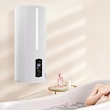 Elektro Warmwasserspeicher 100L, Wandspeicher Boiler Elektrospeicher Warmwasser Heizung 2000W 220 Volt Weiß