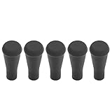 Aoutecen Pfeilspitzen, sichere, einfache Installation, Bogenschießen, Gummipfeilspitzen zum Schießen(Schwarz)