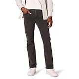 Amazon Essentials Herren Stretchjeans, Gerade Geschnitten, Verwaschenes Schwarz, 34W / 32L