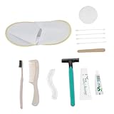 minkissy 1 Satz Die Täglichen Erfordernisse Praktisches Set Wichtiges Reinigungsset Für Gäste Gästehaus Toilettenartikel Grundausstattung Hotel-essentials Hotel-toilettenartikel Baumwolle