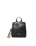 Desigual Damen Back_deja Vu Sumy Mini Backpack, Schwarz, Einheitsgröße EU