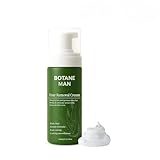 Botane Man Hair Removal Cream, Botane Hair Removal Cream for Men, Natural Aloe Vera Quick Gentle Fast-Acting Hair Remover Mousse for Face Body & Intimate (1PCS)