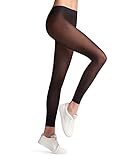 FALKE Damen Strumpfhose Matt Deluxe 30 DEN W Ti transparent einfarbig 1 Stück, Schwarz Black 3009, M