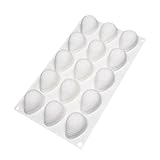 Ranley Silikon-Kuchenform, Backform, 15 Hohlraummousse, Backform, Dessertform, flexibles Backwerkzeug für die Küche