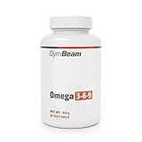GymBeam Omega 3 6 9 mit Vitamin E angereichert, pro Tagesdosis Fischöl 800 mg, erhält Fisch-, Leinsamen- und Sonnenblumenöl, Leinöl-Kapseln, komplexe Quelle von Omega-3, Omega 6 und Omega 9 (60 caps)