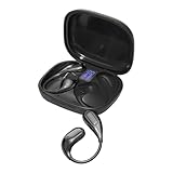 Over-Ear-Ohrhörer, kabellose Sport-Kopfhörer, Stereo-Geräuschunterdrückung, sichere Passform, Audio für Radfahren, Fitnessstudio, Spiele, Reisen, Flugzeug, Workout, kompakte Reisegröße