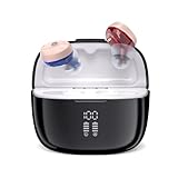 Sound Device für Senioren mit Geräuschunterdrückungsfunktion, 32 Kanäle, 8 Lautstärkestufen, 4 Modi, mobile Ladebox