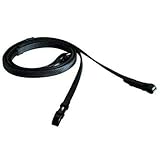 Cwell Equine Strapazierfähige Qualitätsgummizügel schwarz/braun Pferd/Cob/Pony (Ex - Full, Schwarz)