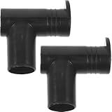POPETPOP Kleiderstangenverbinder mit rechtwinkligem Winkel, 2 Stück, aus Kunststoff, ausziehbar, praktisches Zubehör für Haus, Schlafzimmer und Aufbewahrung