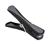 Wäscheklammern Mod. Bolt 24er Set extra Lange 8 cm Spannweite 4 cm Rutschhemmende Gummierung aus recyceltem Kunststoff schwarz Maße 8 x 4 x 1,7 cm