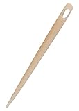 Battle-Merchant Große Näh-/Stricknadel aus Knochen Nadelbinden häkeln Nähen Handarbeit Mittelalter | Wikinger Mittelalterkostüm für LARP - 8,5 cm lang