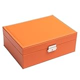 Schmuckkästen Geschenkbox For Haarschmuck Mit Prinzessinnen-Motiv, Süße Aufbewahrungsbox For Schmuck For Mädchen, Festival, Geburtstag, Geschenkverpackung Schmuckbox(Orange)